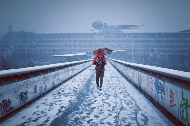 Nieve en Torino, Italia