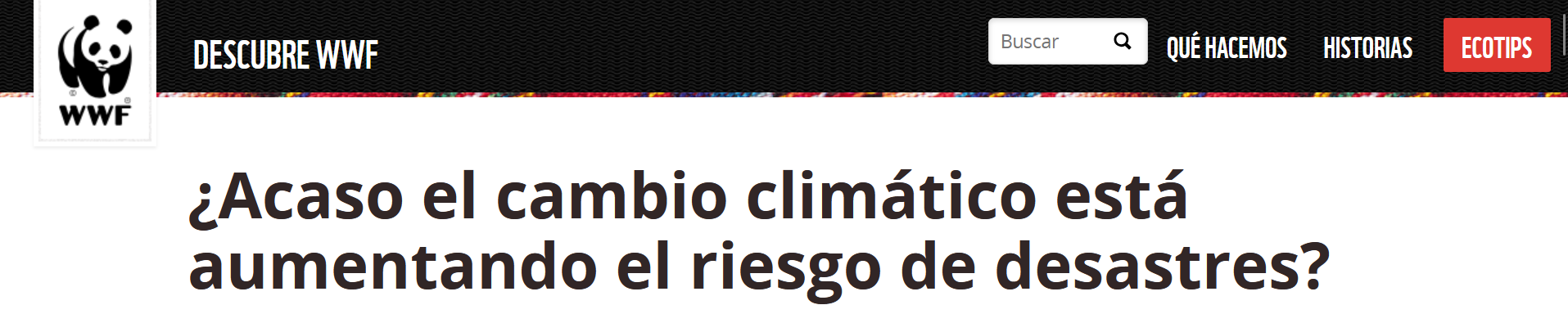 ¿Acaso el cambio climático está aumentando el riesgo de desastres?