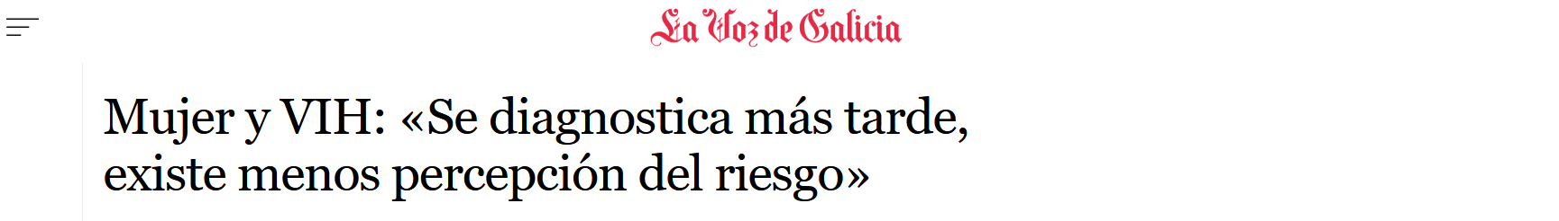 Mujer y VIH: «Se diagnostica más tarde, existe menos percepción del riesgo»