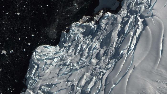 Glaciares en la Antártida